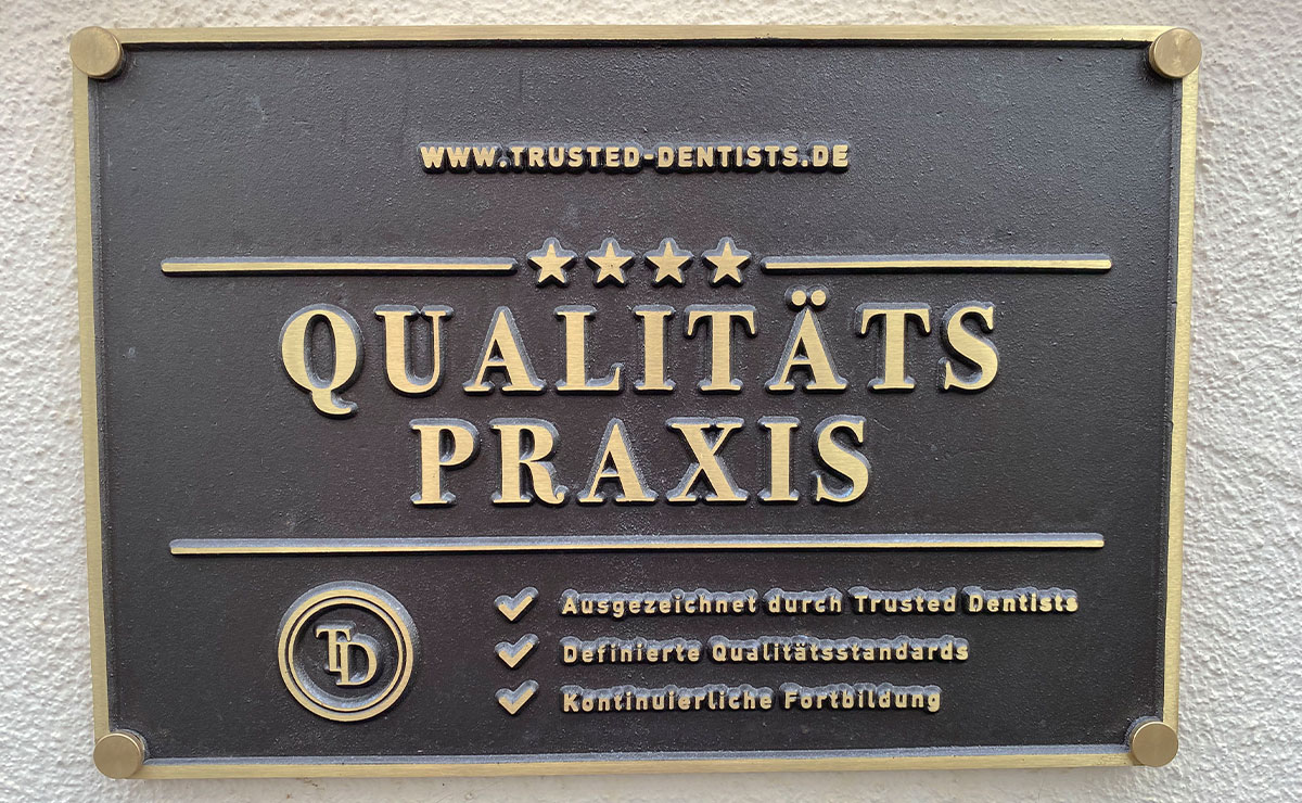 Trusted Dentis Auszeichnung · Praxis Kieferorthopädie Butzbach Dr. Ernst-Strauf